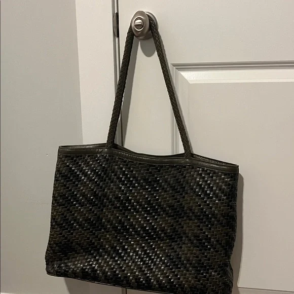 Bembien Gabrielle Bag - Houndstooth Olive/Black Houndstooth - Picture 4 of 9